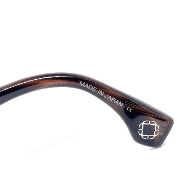 $635 BLAKE KUWAHARA MOCKER BROWN HORN SUN STERLING SILVER SUNGLASSES LIMITED! - Picture 9 of 11